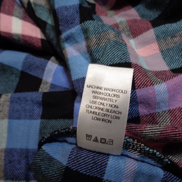 Woman Within flannel shirt size L(18/20) - Picture 9 of 9